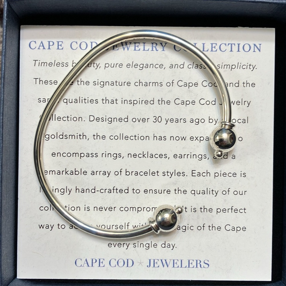 Cape Cod Jewelers ball cuff NWT NIB